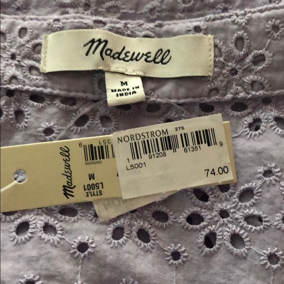 NWT Madewell Eyelet blouse 👚 - Picture 4 of 4